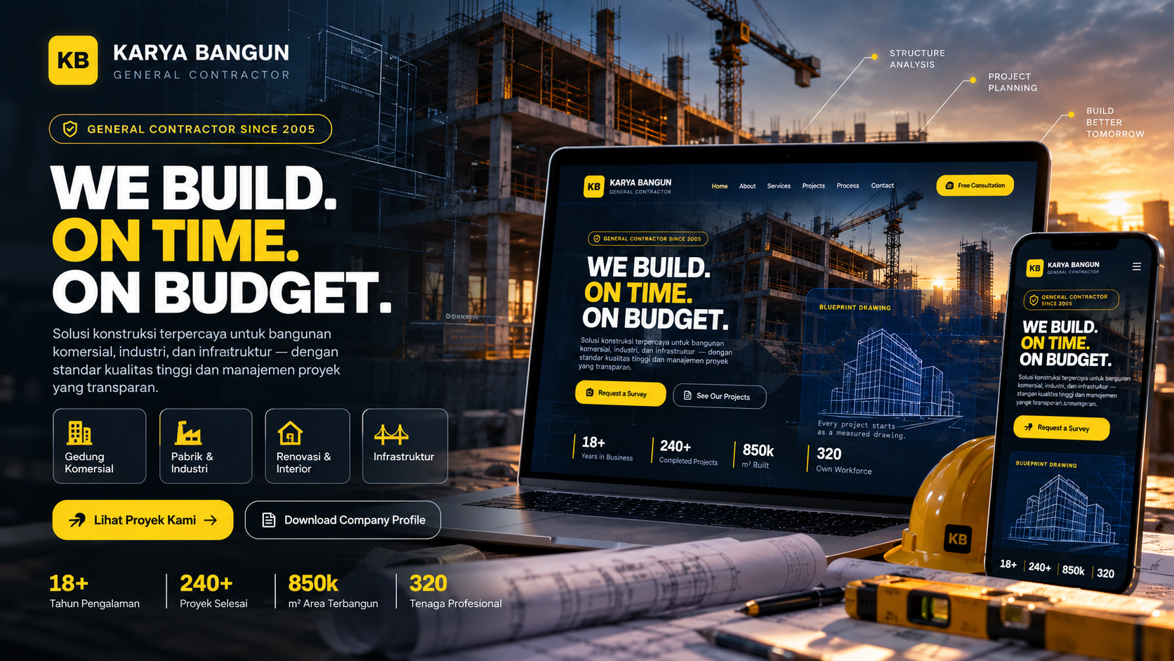 Web Template Kontraktor